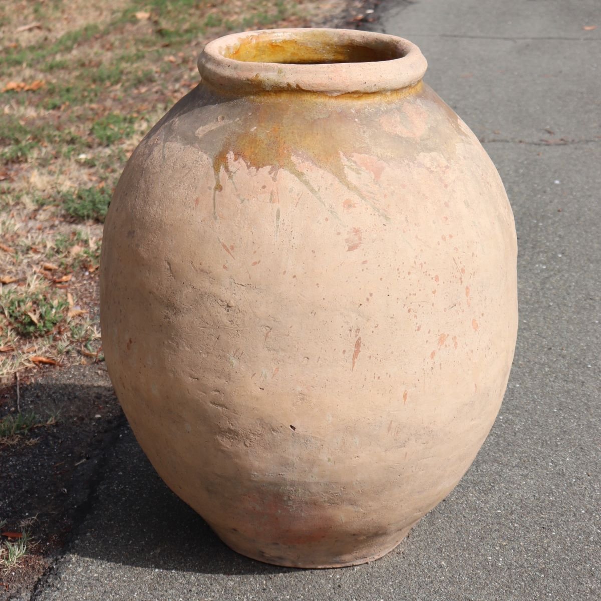 Giara antica in Terracotta, Italia XIX Secolo-photo-2