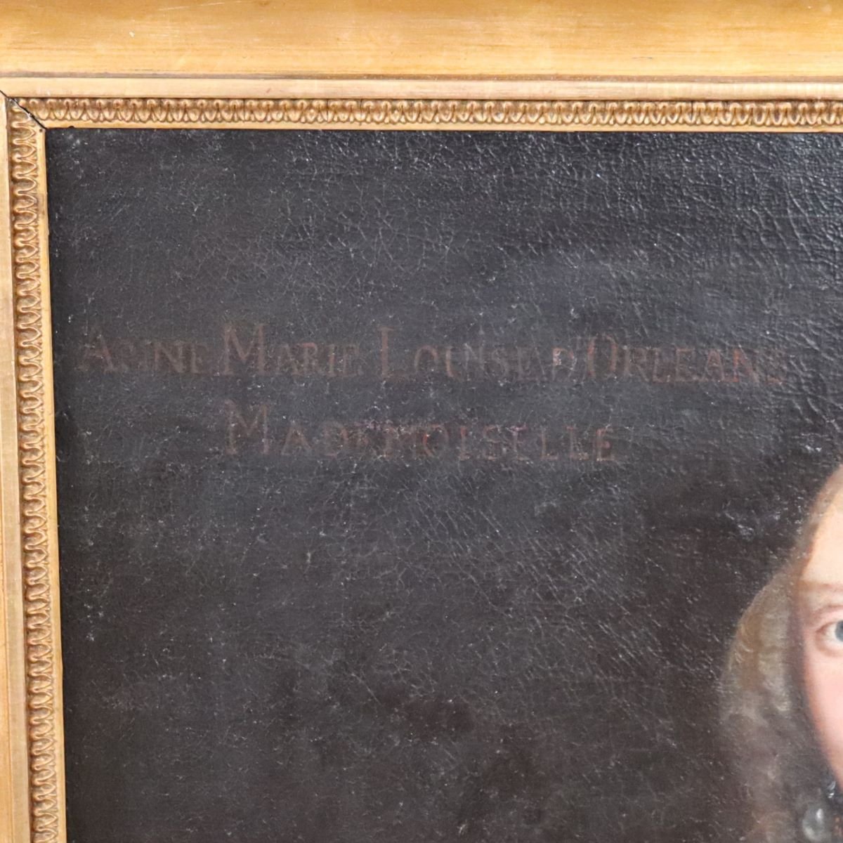 Ritratto di Anna Maria Luisa d'Orléans, Olio su Tela, XVII Secolo-photo-2
