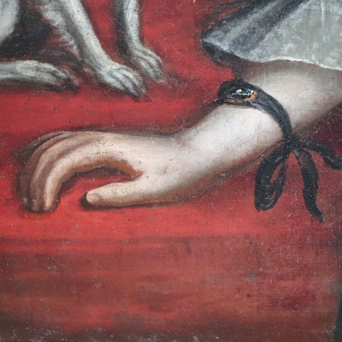 Ritratto di Anna Maria Luisa d'Orléans, Olio su Tela, XVII Secolo-photo-4