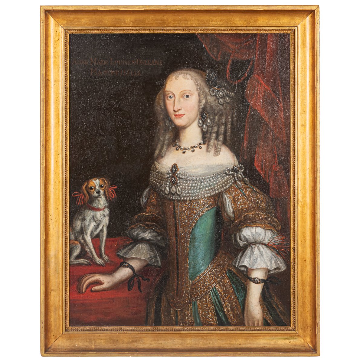 Ritratto di Anna Maria Luisa d'Orléans, Olio su Tela, XVII Secolo