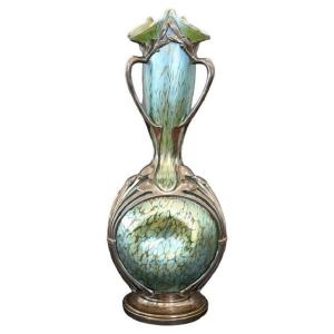 Vaso Art Nouveau di Moritz Hacker e Johann Loetz Witwe