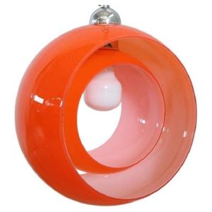 Lampada a sospensione in vetro di Murano di Carlo Nason per Mazzega, 1960