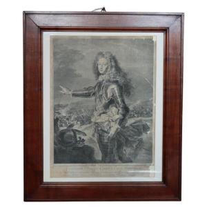 acquaforte antica Ritratto di Luigi di Francia