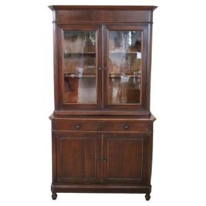 Credenza antica in noce impiallacciato, Italia XIX secolo