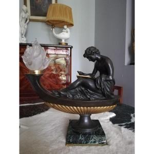 Thomire: Allegory Of Philosophy. Large Bronze Empire Period.