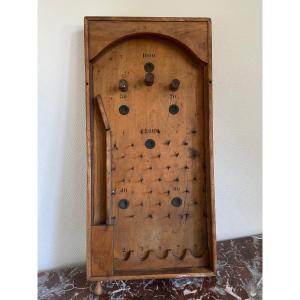 Old Small Wooden Table Flipper Early 20th Game Bistro Café Popular Art