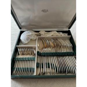Old Housewife Silver Metal Art Deco Goldsmith François Frionnet Pearl Model