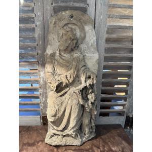 Antique Ornamental Element Limestone Sculpture 16th Century Gothic Renaissance Period