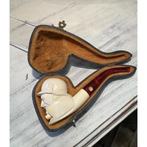 Antique Meerschaum Pipe: English Lord, Early 20th Century Altiney Tobacco 