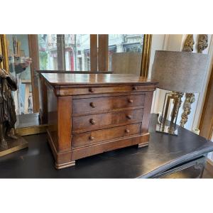 Antique Master's Chest Of Drawers, 19th Century, Circa 1840, Master's Companion, Jewelry Box