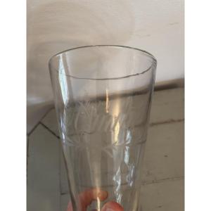 Antique Norman Wedding Glass Engraved With Friendship, Early 19th Century, Directory, 2nd Glass