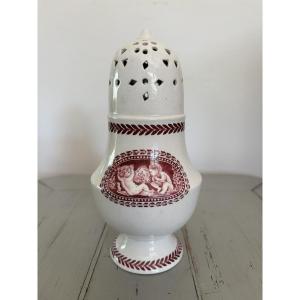 Antique Wedgwood Fine Earthenware Sugar Sprinkler Early 19th Cipriani Putti Cherubs