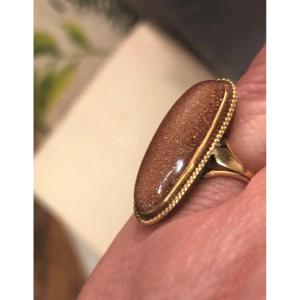 Gold Ring / Aventurine