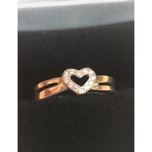 Gold/diamond Ring