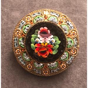 Micro Mosaic Brooch