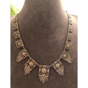 Filigree Silver Necklace 