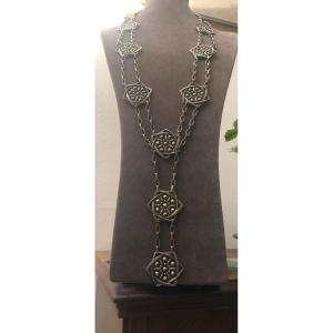 19th Metal And Steel Necklace 