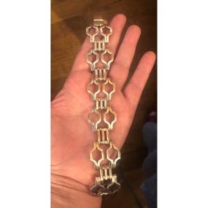 Art-deco Metal Bracelet
