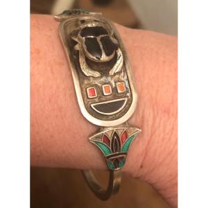 Egyptomania Silver Bracelet 