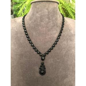 Napoleon III Jet Necklace