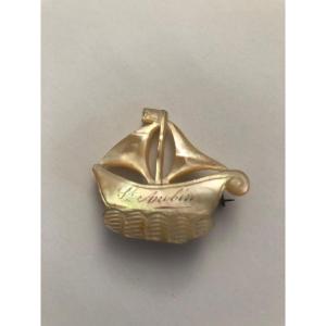 Mother Of Pearl Brooch