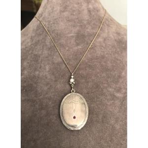 Silver Reliquary Pendant