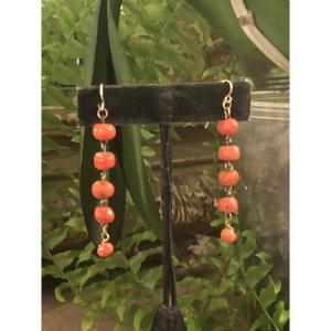 Coral Earrings 
