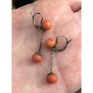 Coral Earrings 