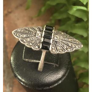 Art Deco Silver Ring 