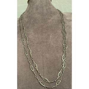 Napoleon III Silver Necklace 