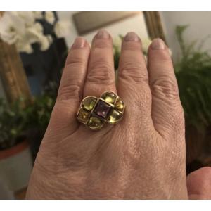 Gripoix Style Couture Ring