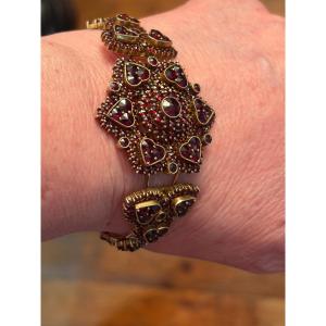 Bracelet Vermeil / Garnets