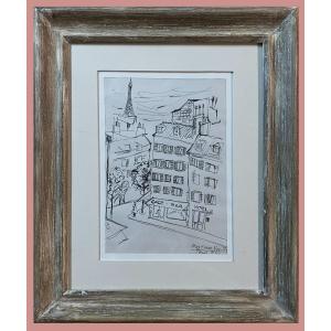 Cirilo Martínez Novillo (1921-2008) - Parisian Sketch