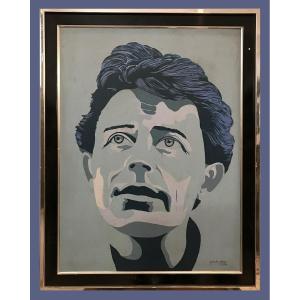 Joseba Prieto Atxa (1936-2017) - Portrait Of Gerard Philippe