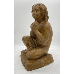 Italian School (18th Century) -terracotta La Madeleine