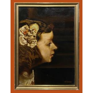 Spanish School (early 20th Century) - María Agustina Sarmiento