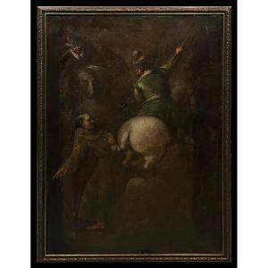 Spanish School (17th Century) - Death Of Saint Pedro Bautista, Martyr Of Japan