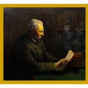 Emmanuel Bonscrive (xix-xx) - The Apparition Or The Bibliophile