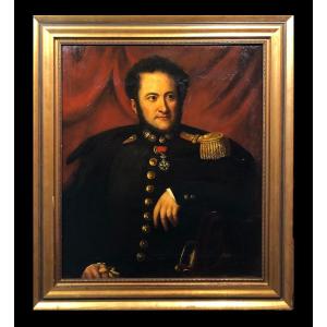 French School (c. 1850) - Portrait Of Knight Of The Legion Of Honor