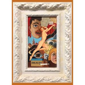 Spanish School (1980s) - Satyrical Collage