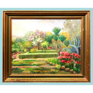 French School (1920s) - Mediterranean Garden