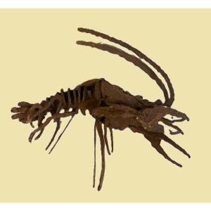 Interesting Iron Lobster Sculpture - France, 1960s