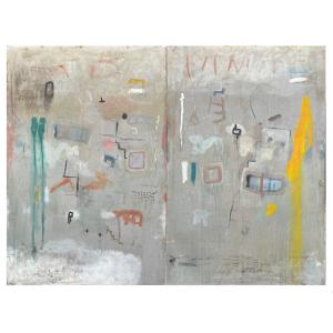 Pep Coll (1959) - Monumental Diptych: The Present Is A Light Year