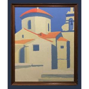 French School (1970s) - Mediterranean Composition