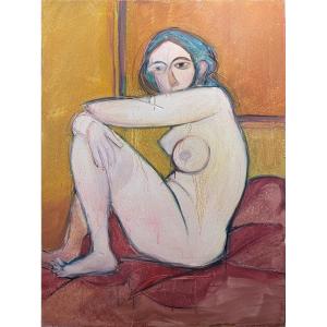 Contemporary Spanish School - Large Female Nude