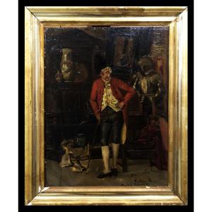 Spanish School (late 19th Century) - The Antique Store