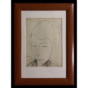 Armenag Missirian "armiss" (1901-1977) - Primitivist Head