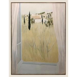 Roger Lucien Dufour (1918-2002) - A Balcony Over Provence