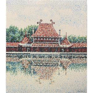 Hungarian Pointillist School (xx) - Palicsfürdő