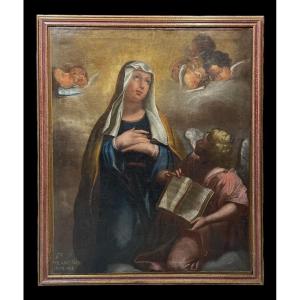 French School (17th-18th Centuries) - Saint Francis Of Romana